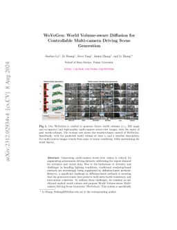 WoVoGen: World Volume-aware Diffusion for Controllable Multi-camera
  Driving Scene Generation