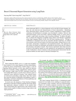 Breast Ultrasound Report Generation using LangChain