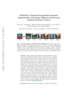 DGInStyle: Domain-Generalizable Semantic Segmentation with Image
  Diffusion Models and Stylized Semantic Control