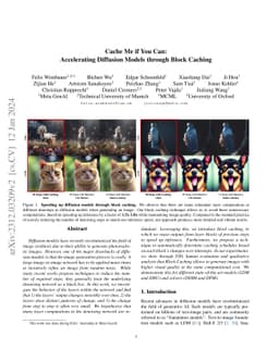 Cache Me if You Can: Accelerating Diffusion Models through Block Caching