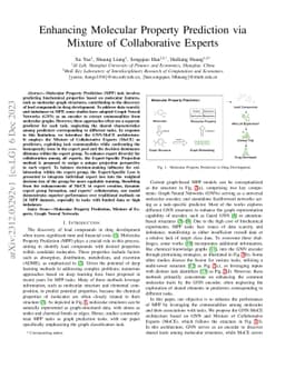 Enhancing Molecular Property Prediction via Mixture of Collaborative
  Experts