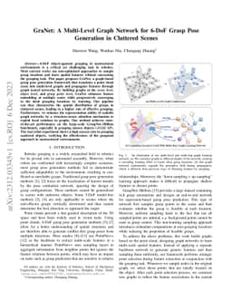 GraNet: A Multi-Level Graph Network for 6-DoF Grasp Pose Generation in
  Cluttered Scenes