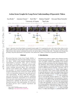 Action Scene Graphs for Long-Form Understanding of Egocentric Videos