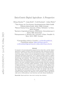 Data-Centric Digital Agriculture: A Perspective