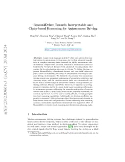 Reason2Drive: Towards Interpretable and Chain-based Reasoning for
  Autonomous Driving