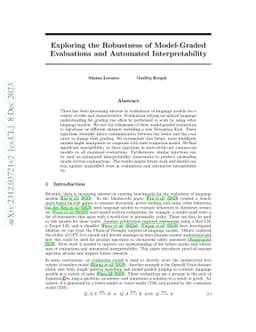 Exploring the Robustness of Model-Graded Evaluations and Automated
  Interpretability