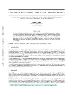 Conceptual Engineering Using Large Language Models