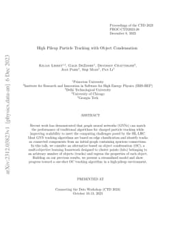High Pileup Particle Tracking with Object Condensation