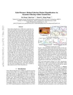 EulerMormer: Robust Eulerian Motion Magnification via Dynamic Filtering
  within Transformer