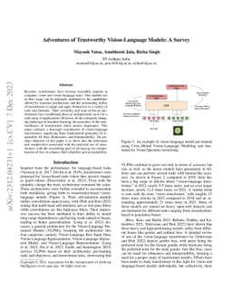 Adventures of Trustworthy Vision-Language Models: A Survey