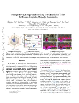 Stronger, Fewer, & Superior: Harnessing Vision Foundation Models for
  Domain Generalized Semantic Segmentation