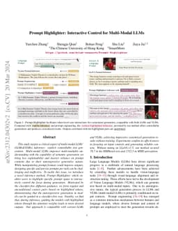 Prompt Highlighter: Interactive Control for Multi-Modal LLMs