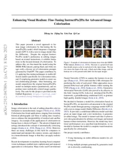 Fine-Tuning InstructPix2Pix for Advanced Image Colorization