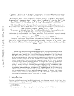 Ophtha-LLaMA2: A Large Language Model for Ophthalmology