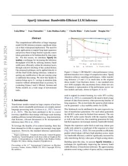 SparQ Attention: Bandwidth-Efficient LLM Inference