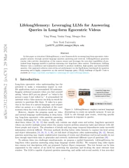 LifelongMemory: Leveraging LLMs for Answering Queries in Long-form
  Egocentric Videos