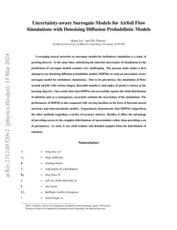 Uncertainty-aware Surrogate Models for Airfoil Flow Simulations with
  Denoising Diffusion Probabilistic Models