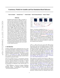 Consistency Models for Scalable and Fast Simulation-Based Inference