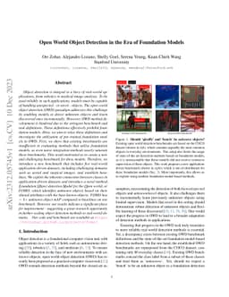 Open World Object Detection in the Era of Foundation Models