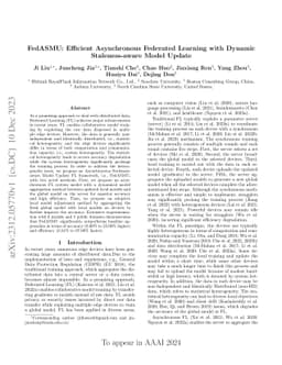 FedASMU: Efficient Asynchronous Federated Learning with Dynamic
  Staleness-aware Model Update