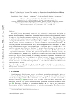 Skew Probabilistic Neural Networks for Learning from Imbalanced Data