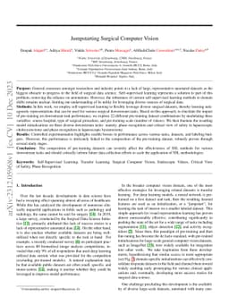 Jumpstarting Surgical Computer Vision