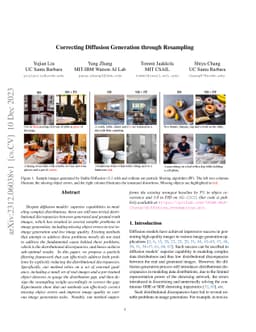 Correcting Diffusion Generation through Resampling