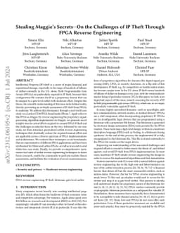 Stealing Maggie's Secrets -- On the Challenges of IP Theft Through FPGA
  Reverse Engineering