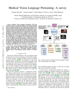Medical Vision Language Pretraining: A survey
