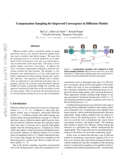 Compensation Sampling for Improved Convergence in Diffusion Models