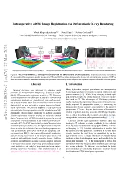 Intraoperative 2D/3D Image Registration via Differentiable X-ray
  Rendering