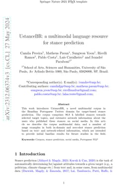 UstanceBR: a multimodal language resource for stance prediction