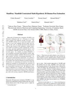 ManiPose: Manifold-Constrained Multi-Hypothesis 3D Human Pose Estimation