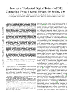 Internet of Federated Digital Twins (IoFDT): Connecting Twins Beyond
  Borders for Society 5.0
