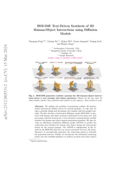 HOI-Diff: Text-Driven Synthesis of 3D Human-Object Interactions using
  Diffusion Models