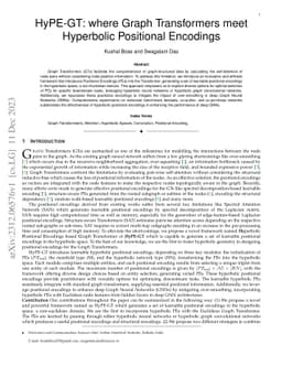 HyPE-GT: where Graph Transformers meet Hyperbolic Positional Encodings