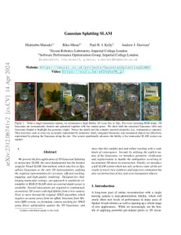 Gaussian Splatting SLAM