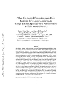 When Bio-Inspired Computing meets Deep Learning: Low-Latency, Accurate,
  & Energy-Efficient Spiking Neural Networks from Artificial Neural Networks