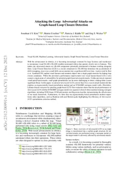 Attacking the Loop: Adversarial Attacks on Graph-based Loop Closure
  Detection
