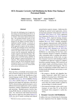 Dynamic Corrective Self-Distillation for Better Fine-Tuning of
  Pretrained Models
