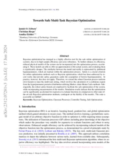 Towards Safe Multi-Task Bayesian Optimization
