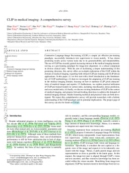 CLIP in Medical Imaging: A Comprehensive Survey