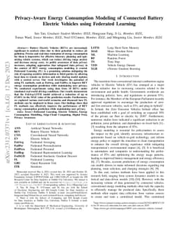 Privacy-Aware Energy Consumption Modeling of Connected Battery Electric
  Vehicles using Federated Learning