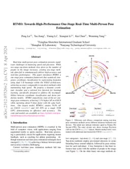 RTMO: Towards High-Performance One-Stage Real-Time Multi-Person Pose
  Estimation
