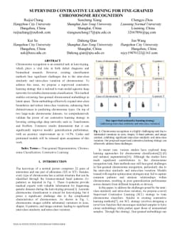 Supervised Contrastive Learning for Fine-grained Chromosome Recognition