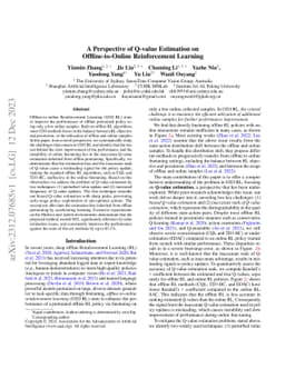 A Perspective of Q-value Estimation on Offline-to-Online Reinforcement
  Learning