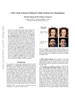 CoIE: Chain-of-Instruct Editing for Multi-Attribute Face Manipulation