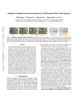 Semantic Complete Scene Forecasting from a 4D Dynamic Point Cloud
  Sequence