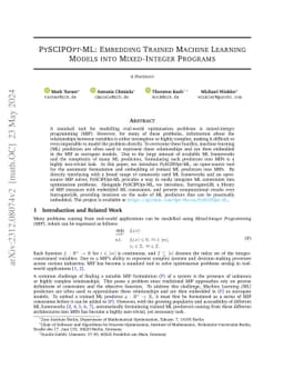 PySCIPOpt-ML: Embedding Trained Machine Learning Models into
  Mixed-Integer Programs