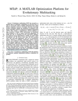MToP: A MATLAB Optimization Platform for Evolutionary Multitasking